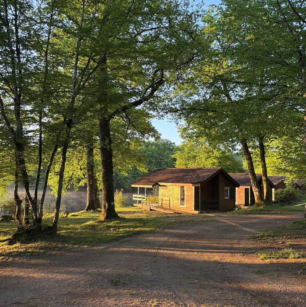 chalets etang du merle