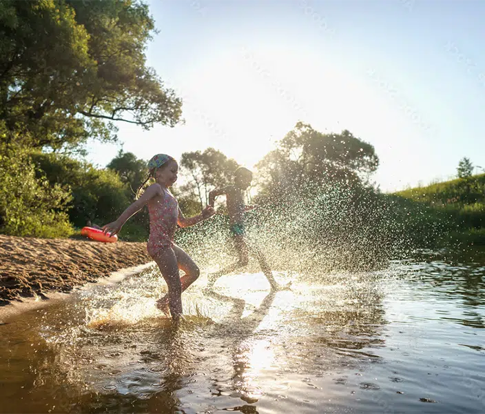 etang enfants etang du merle