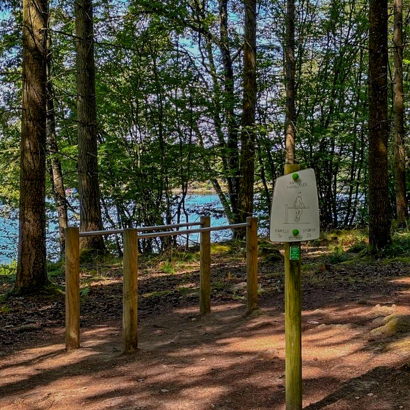 module de parcours santé du camping près de nevers